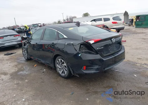 2018 Honda Civic Ex из США, поврежденный, VIN 2HGFC2F72JH542622